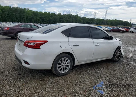 2017 Nissan Sentra S z USA, uszkodzony, nr VIN 3N1AB7AP2HY349510